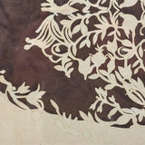 Intricate 19th Century Scherenschnitte Paper Cut with Birds and Flowers and Handwriting