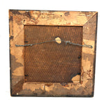 Marvelous Early 19th Century Folk Art Rooster, Ink and Watercolor, in Period Birds Eye Maple Frame