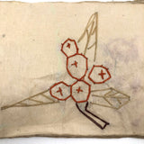 Charming 19th C. Japanese School Child's Semamori Embroidery Practice Booklet