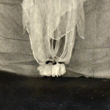 Radiant Young Woman in Clown Costume, Old Snapshot Photo