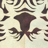 Intricate 19th Century Scherenschnitte Paper Cut with Birds and Flowers and Handwriting