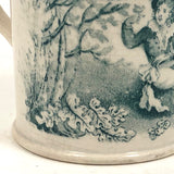The Little Plunderer, Early 19th C. Staffordshire Child's Mug