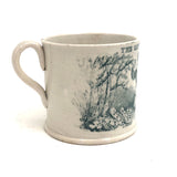 The Little Plunderer, Early 19th C. Staffordshire Child's Mug