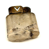 DOT, 1945 Brass Trench Art (Removable) Dorcel Lighter, Monogrammed JPA on Reverse