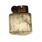 DOT, 1945 Brass Trench Art (Removable) Dorcel Lighter, Monogrammed JPA on Reverse