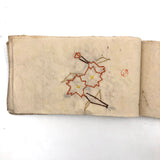 Charming 19th C. Japanese School Child's Semamori Embroidery Practice Booklet