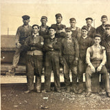 Railroad Workers, Beautiful Antique RPPC