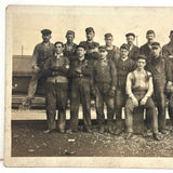 Railroad Workers, Beautiful Antique RPPC