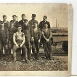 Railroad Workers, Beautiful Antique RPPC