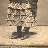 SOLD The Young Archeress! Wonderful 19th c. Tintype in Rare Standing Tintype Frame