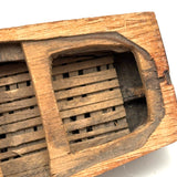 Very Sweet Old Handmade Wooden Model Dinghy