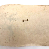 Charming 19th C. Japanese School Child's Semamori Embroidery Practice Booklet
