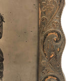 SOLD The Young Archeress! Wonderful 19th c. Tintype in Rare Standing Tintype Frame