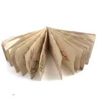 Charming 19th C. Japanese School Child's Semamori Embroidery Practice Booklet