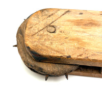 Wonderful Old Homemade Mast Scoring Tool from Maine