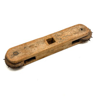 Wonderful Old Homemade Mast Scoring Tool from Maine