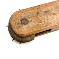 Wonderful Old Homemade Mast Scoring Tool from Maine
