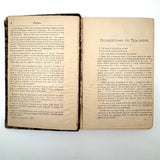 How to Talk (Or Primary Lessons in the English Language), 1882, With Excellent Endpapers and Energetic Hand-coloring