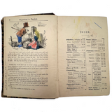 How to Talk (Or Primary Lessons in the English Language), 1882, With Excellent Endpapers and Energetic Hand-coloring