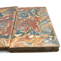 L'Odyssee d'Homere, 1785, French Secret Compartment Book Box with Gorgeous Marbled Paper