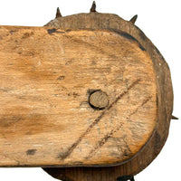 Wonderful Old Homemade Mast Scoring Tool from Maine