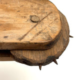 Wonderful Old Homemade Mast Scoring Tool from Maine