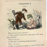 How to Talk (Or Primary Lessons in the English Language), 1882, With Excellent Endpapers and Energetic Hand-coloring