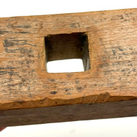 Wonderful Old Homemade Mast Scoring Tool from Maine