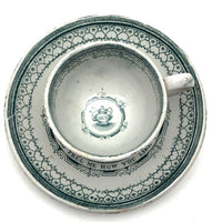 Ladies Be Free... c. 1850 Thomas Fell & Co. Child's Cup and Saucer