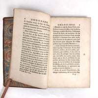 L'Odyssee d'Homere, 1785, French Secret Compartment Book Box with Gorgeous Marbled Paper