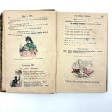 How to Talk (Or Primary Lessons in the English Language), 1882, With Excellent Endpapers and Energetic Hand-coloring