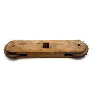 Wonderful Old Homemade Mast Scoring Tool from Maine