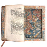L'Odyssee d'Homere, 1785, French Secret Compartment Book Box with Gorgeous Marbled Paper