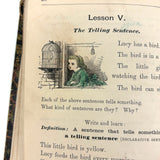 How to Talk (Or Primary Lessons in the English Language), 1882, With Excellent Endpapers and Energetic Hand-coloring