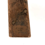 Freestanding Old Wooden Glove Mold with Especially Nice Form and Patina, Dated 1940