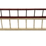 Set of Five Antique Schoenhut Circus Ladders, Red and Yellow and Whites