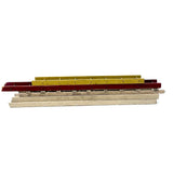 Set of Five Antique Schoenhut Circus Ladders, Red and Yellow and Whites