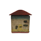 Beautiful 19th C. Folk Art Painted Miniature Dome Top Chest