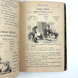 How to Talk (Or Primary Lessons in the English Language), 1882, With Excellent Endpapers and Energetic Hand-coloring