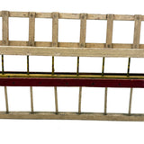 Set of Five Antique Schoenhut Circus Ladders, Red and Yellow and Whites