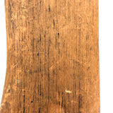 Freestanding Old Wooden Glove Mold with Especially Nice Form and Patina, Dated 1940
