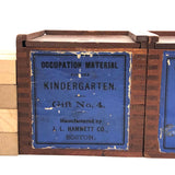 Pair of J.L. Hammett Co. Boston Early Froebel Gift #4 Kindergarten Blocks (Set of 2)