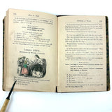 How to Talk (Or Primary Lessons in the English Language), 1882, With Excellent Endpapers and Energetic Hand-coloring