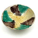 Lovely Vintage Mexican Drip Ware Folk Pottery Bowl