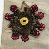 To Be Kept for Betsy...Antique Ribbon with Sequined, Metallic Thread Embroidered Stars