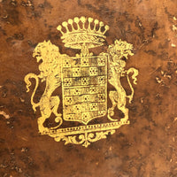 Roman History Vol. III, 1752, Huge French Secret Compartment Book Box with Gorgeous Marbled Endpapers