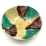 Lovely Vintage Mexican Drip Ware Folk Pottery Bowl