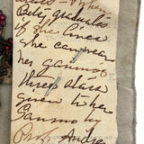 To Be Kept for Betsy...Antique Ribbon with Sequined, Metallic Thread Embroidered Stars