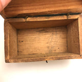 Beautiful 19th C. Folk Art Painted Miniature Dome Top Chest