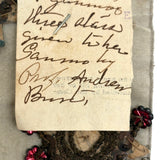 To Be Kept for Betsy...Antique Ribbon with Sequined, Metallic Thread Embroidered Stars